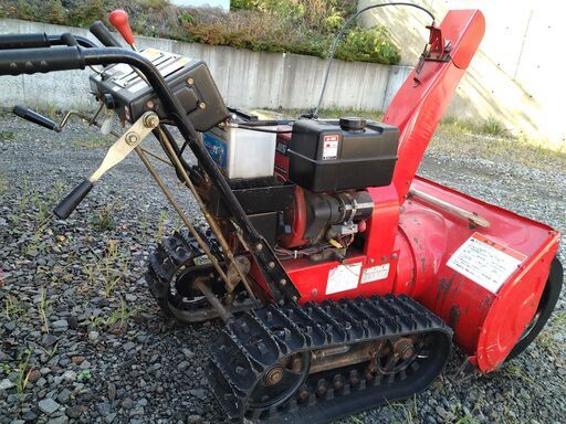 札幌発 8馬力中型除雪機 ヤナセ スノースロワー808S 市内配達します