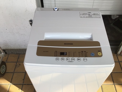 アイリスオオヤマ全自動洗濯機　5キロタイプ　2021年製　新品同様