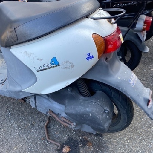 SUZUKI レッツ4 実動 福岡市南区 原付スクーター 50cc メットイン