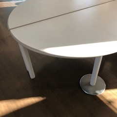 【ネット決済】オフィス　丸いテーブル