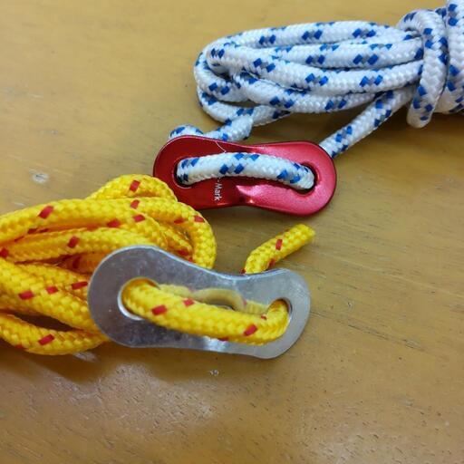 自在金具付きロープ9点セット おまけカラビナ1点 キャンプタープテント ユニオン 本通店 本通のその他の中古あげます 譲ります ジモティーで不用品の処分