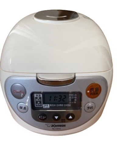 2017年製 象印 炊飯器 マイコン式 5.5合 ホワイト NL-CS10-WA(1103c)