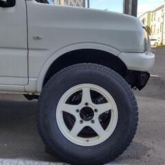 ｼﾞﾑﾆｰ ｽﾀｯﾄﾞﾚｽ ｱﾙﾐﾎｲｰﾙ 4本ｾｯﾄお譲りします！