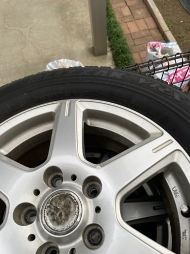 ブリヂストン スタッドレスタイヤ 215/60R16 95Q ホイール付き 4本 ...