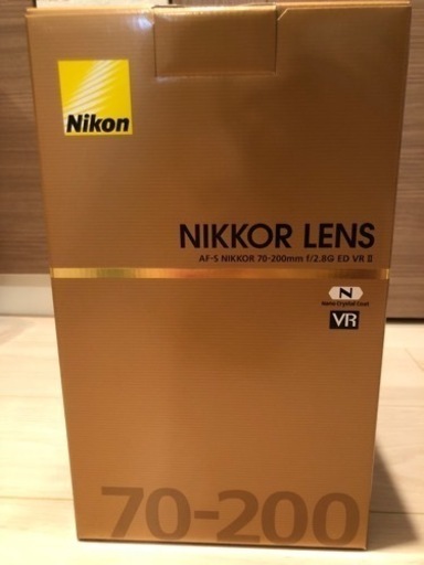 【さらにお値下げ】【箱・付属品付、防湿庫保管】【Nikonカメラレンズ AF-S 70-200mm f/2.8G ED VR Ⅱ】※オートフォーカス不良あり、解消可能 40500円