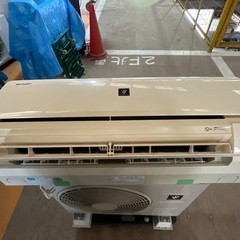 35★激安中古エアコン保証付き在庫多数揃えています★シャープ　プラズマクラスター　ルームエアコン　清掃済　多少のキズあり★京都・大阪・滋賀・奈良・兵庫★ 35☆激安中古エアコン保証付き在庫多数揃えています☆シャープ