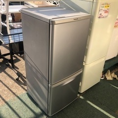 【リサイクルサービス八光　田上店　安心の1か月保証　配達設置ok】パナソニック Panasonic NR-B145W-S [冷蔵庫 （138L 右開き） シルバー]