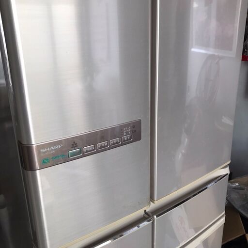 シャープ ノンフロン冷凍冷蔵庫 SJ-XF44W-N 大阪市内配送無料 6ドア