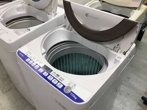 洗濯機の分解クリーニング行っています！配送設置込み！シャープ7.0K洗濯機　2016年製　分解クリーニング済み！