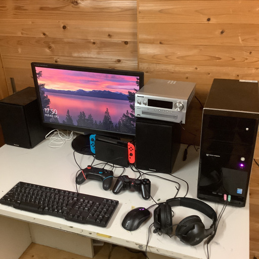 【値下げ中！】ゲーミングPC売ります グラボ2枚付き モニター付き 郵送可