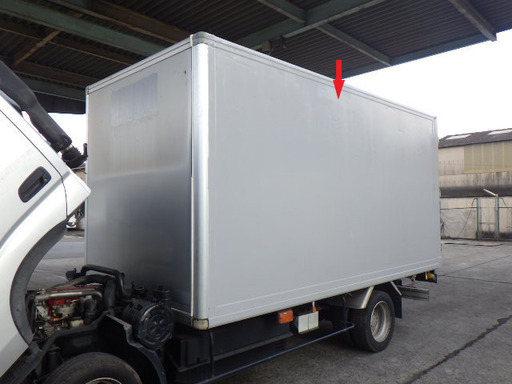 アルミバン ボデー 2ｔ 小型 箱 コンテナ 物置 DIY 倉庫 トラックコンテナ ガレージ（No.31600）