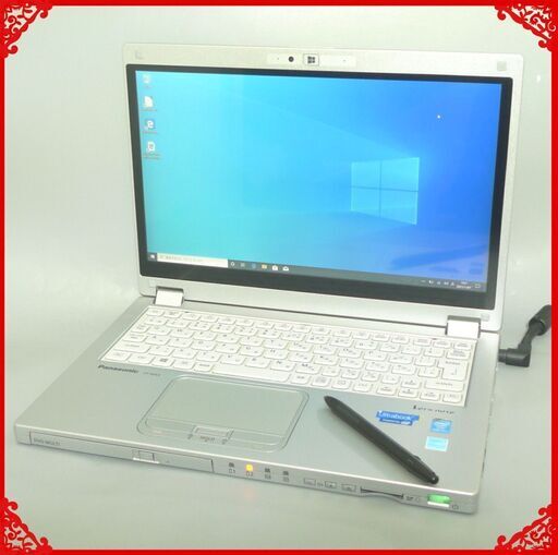 日本製 中古良品 パナソニック ノートパソコン 12型 CF-MX3GDCTS 第4世代 i5 4GB 高速SSD DVDRW 無線 Windows10 Office