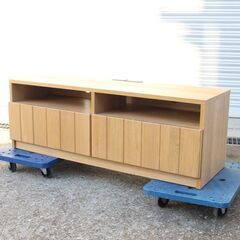 T003) unico TVボード オーク 幅1200 高さ420 テレビ台 AVボード