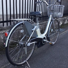 動作・良品＞ヤマハ・PAS電動アシスト自転車26インチ・3段変速 ・充電 