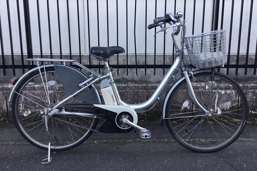 ＜動作・良品＞ヤマハ・PAS電動アシスト自転車26インチ・3段変速 ・充電器付・整備・お手入れ済・不要自転車引き取りあり