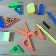 面白い携帯用コンパクト文房具 パズル形状 はさみ スケールなど１０点セット Haruhiko 垂井のその他の中古あげます 譲ります ジモティーで不用品の処分