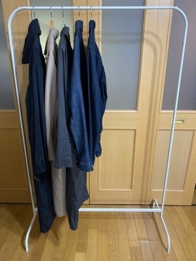Ikea 洋服ラック ハンガーラック Mulig ムーリッグ もふ実 三鷹の収納家具 その他 の中古あげます 譲ります ジモティーで不用品の処分