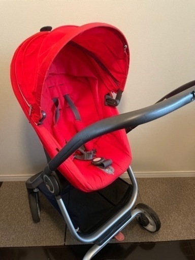 【STOKKE】ストッケ　スクート　ベビーカー　レッド