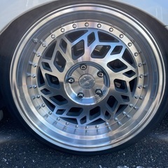 regen5 usdm 9.5j +35 タイヤホイール4本 215/40r18-ココット10センチ