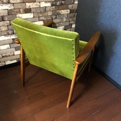 カリモク60 Kチェア 1シーター モケットグリーン