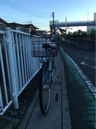 【 中古自転車】26インチ  (水色)  内装3速