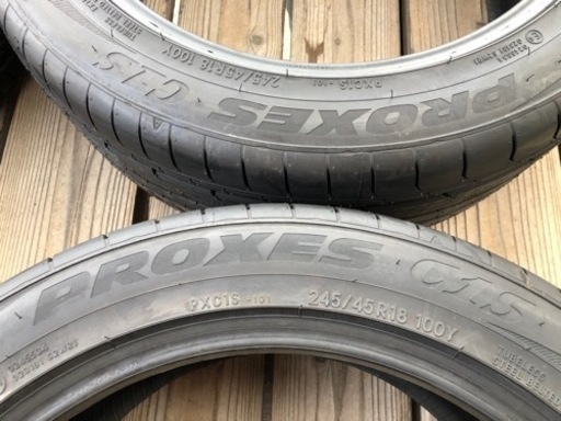 新品未使用 トーヨー プロクセス 245/45R18 4本セット 激安で組み換え 