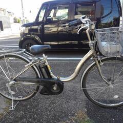 中古電動自転車 1738 超安心の新品バッテリー6.6Ah ブリヂストン 