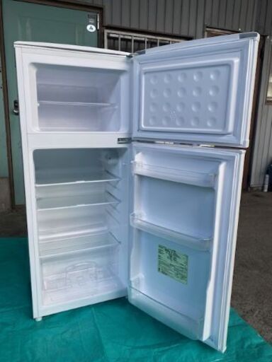 決まりました アイリスオーヤマ ノンフロン冷凍冷蔵庫 2018年製 AF118-W
