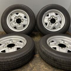 タイヤ走行短め【BS DUELER H/T 684 175/80R16】夏タイヤ【SUZUKI ジムニー 純正ホイール 16インチ 5J5HPCD139.7+22】2019年製　(MTK148)クレジットカード QRコード決済可能 ジムニー SUZUKI JB64 純正 2023年製 16インチ ブリヂストン