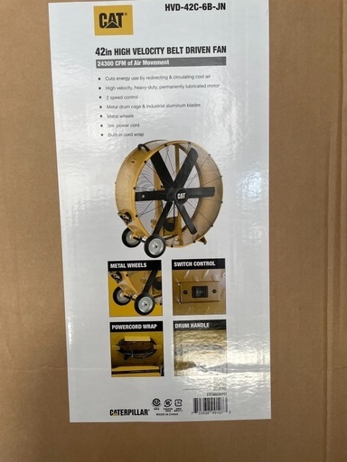 CATERPILLAR 42インチ 工場扇 未使用未開封品