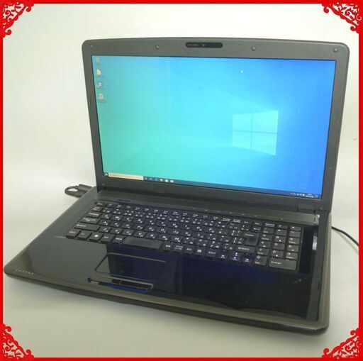 即使用可 ノートパソコン 中古良品 フルHD 17.3型ワイド Prime A17YA Pentium 4GB 640GB DVDマルチ 無線 Bluetooth webカメラ Office