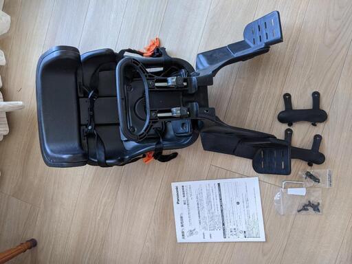 美品　OGK Panasonic 前席　チャイルドシート　黒 美品OGK Panasonic 前席チャイルドシート黒