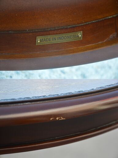 激安 先着順♪ 【綺麗です】アンティーク調 インドネシア製 テーブル チェアセット ペア 椅子