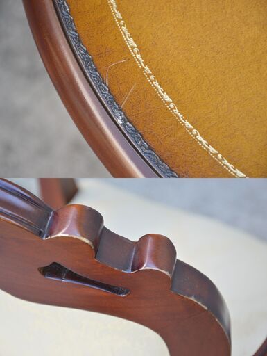 激安 先着順♪ 【綺麗です】アンティーク調 インドネシア製 テーブル チェアセット ペア 椅子