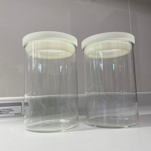 無印耐熱ガラス丸型保存容器２個セットで No 新浦安の調理器具 キッチンツール の中古あげます 譲ります ジモティーで不用品の処分