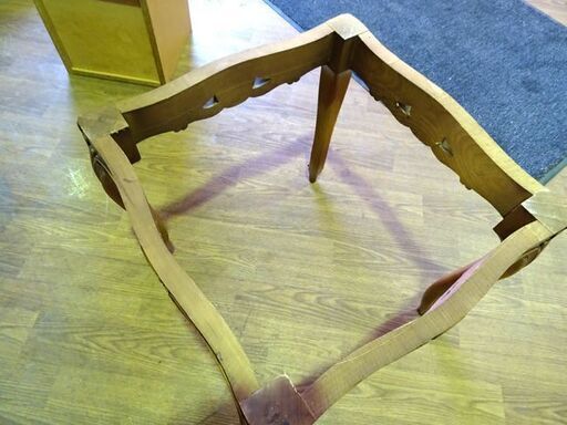 【大理石テーブル】 猫脚 家具 彫刻 木彫り アンティーク調 コンソールテーブル