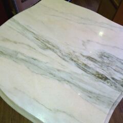 大理石テーブル】 猫脚 家具 彫刻 木彫り アンティーク調 コンソール