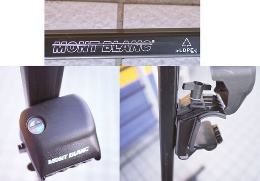 INNO アルミラック100 ・ MONT BLANC ルーフバー 130㎝ 2本　セット INNO アルミラック100 ・ MONT BLANC ルーフバー 130㎝ 2本 セット