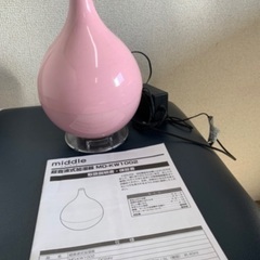 スチーム加湿器　ピンク