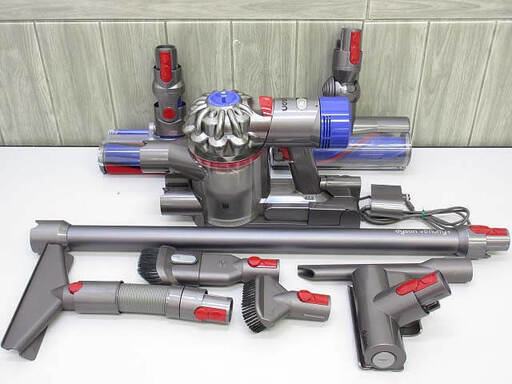 ss2977　ダイソン　スティック＆ハンディクリーナー　SV10　付属品7点 　dyson　サイクロン式　コードレス　充電式　フラフィ　V8 Fluffy 　小型　軽量　コンパクト　掃除機　スティックタイプ