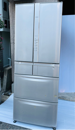 日立製冷蔵庫 R-SF52ZM(520L) 両開き ブラウンシルバー HITACHI