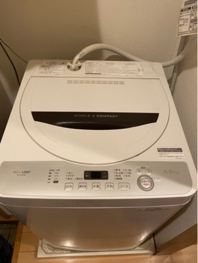 シャープ　ES-GE5B 洗濯機