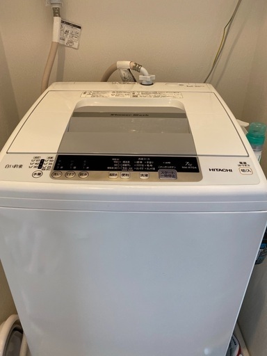 日立　洗濯機　NW-R704形
