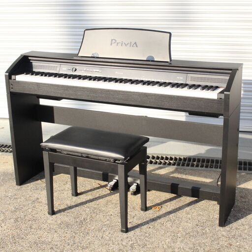 T039) CASIO 2017年製 PriviA PX-760 ブラックウッド 電子ピアノ キーボード 楽器 プリヴィア カシオ ベンチ付き 自社配送・直取り限定