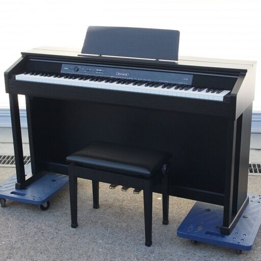 T033) CASIO 2012年製 CELVIANO AP-450 ブラックウッド 電子ピアノ