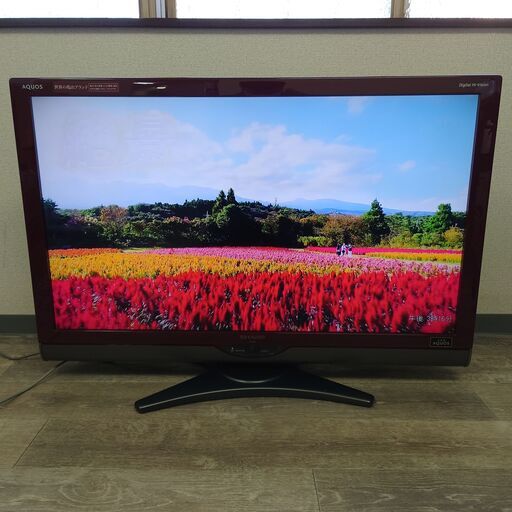 11/28販売済 T 2010年製 SHARP AQUOS LC-40SE1 レッド 40V型液晶テレビ シャープ アクオス 菊TK