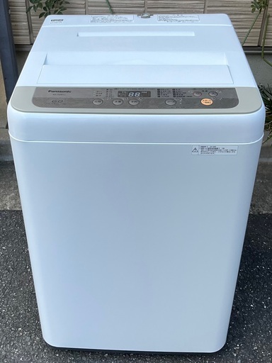 【RKGSE-610】特価！Panasonic/6kg洗濯機/NA-F60B11/中古品/2018年製/当社より近隣無料配達OK！