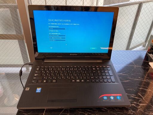 ★lenovo G50-80 80E5★ノート型PC★アダプタ付★初期化済★お引取り限定★