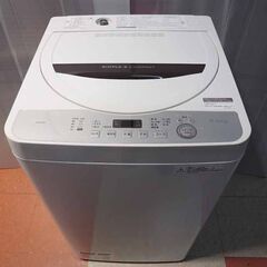 新札幌発 SHARP 全自動洗濯機 ES-GE5B-T 2018年製