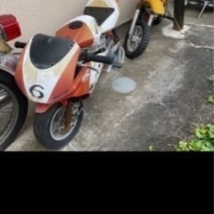 買い手決定！10数年前のHONDA NSR？ポケバイ2台 ジャンク・部品取り扱いにて